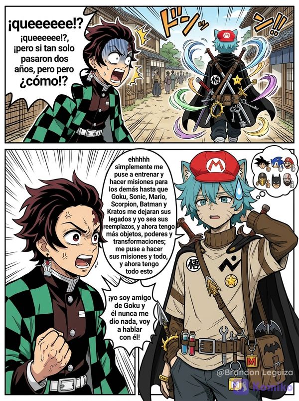 Tanjiro celoso