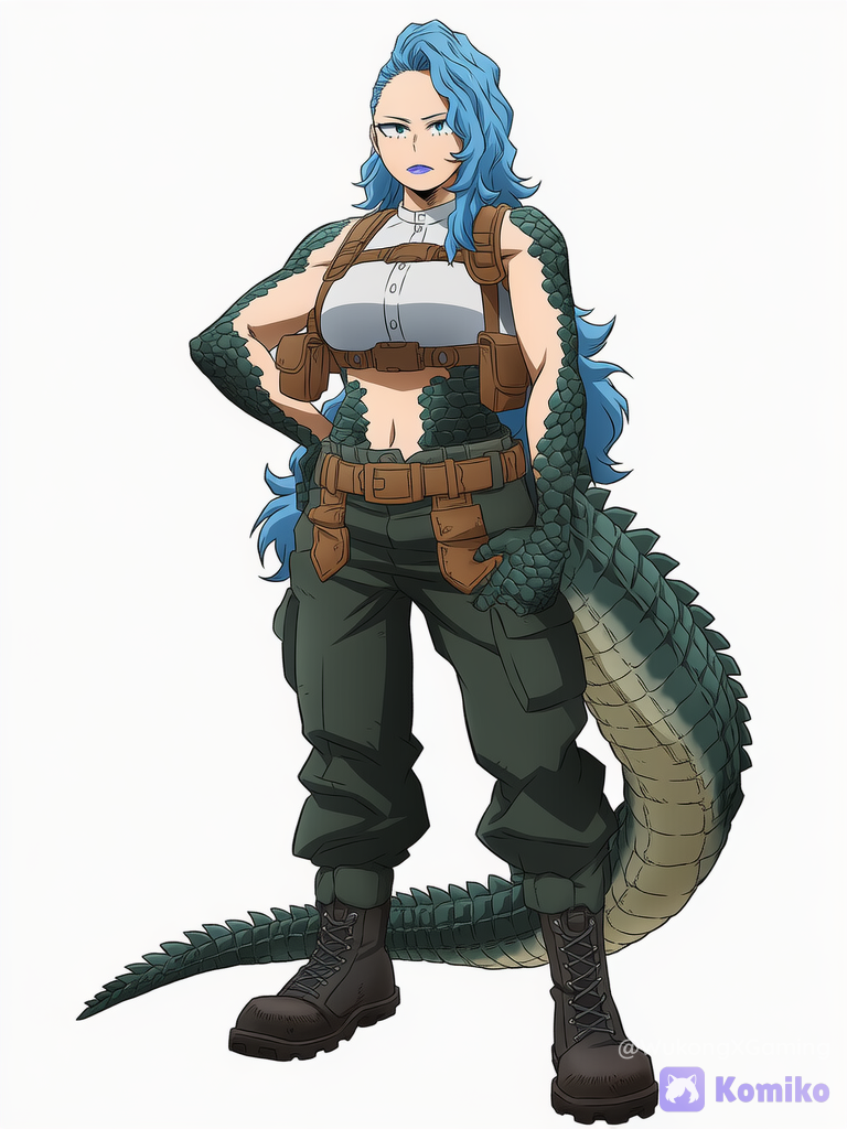 Gator Girl OC Vibes 🐊💙