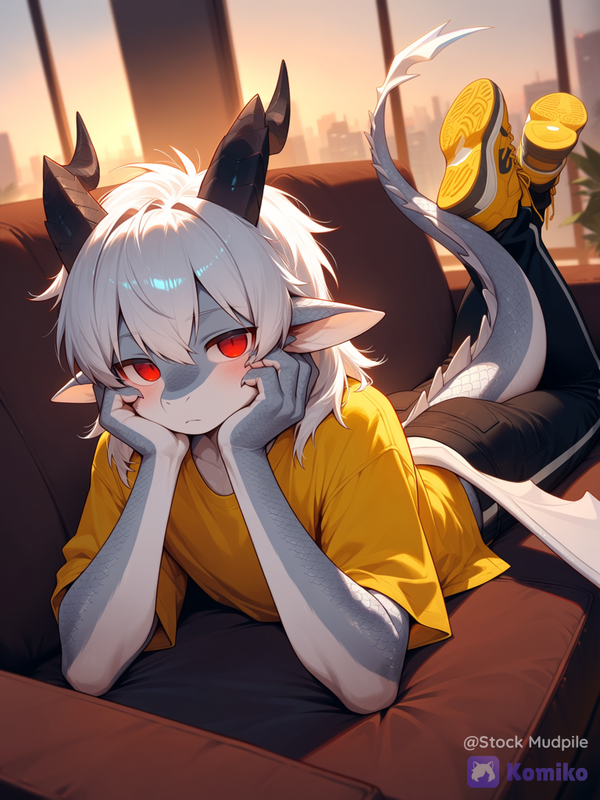 Ryu on the couch
