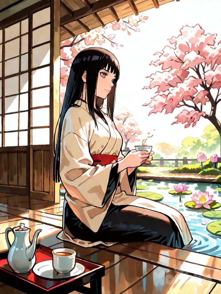 Hinata hora del té 