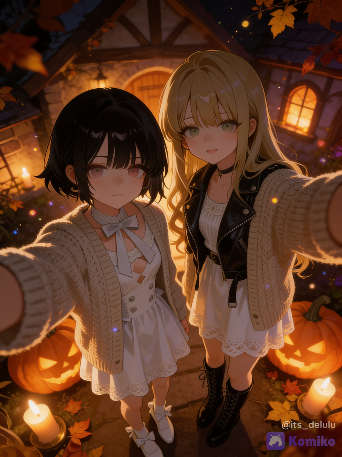 Spooky Selfie w/ Sakura & Audrey 🎃✨