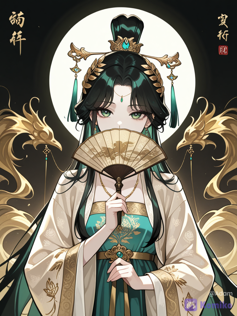 Moonlit Phoenix Beauty 🌕✨