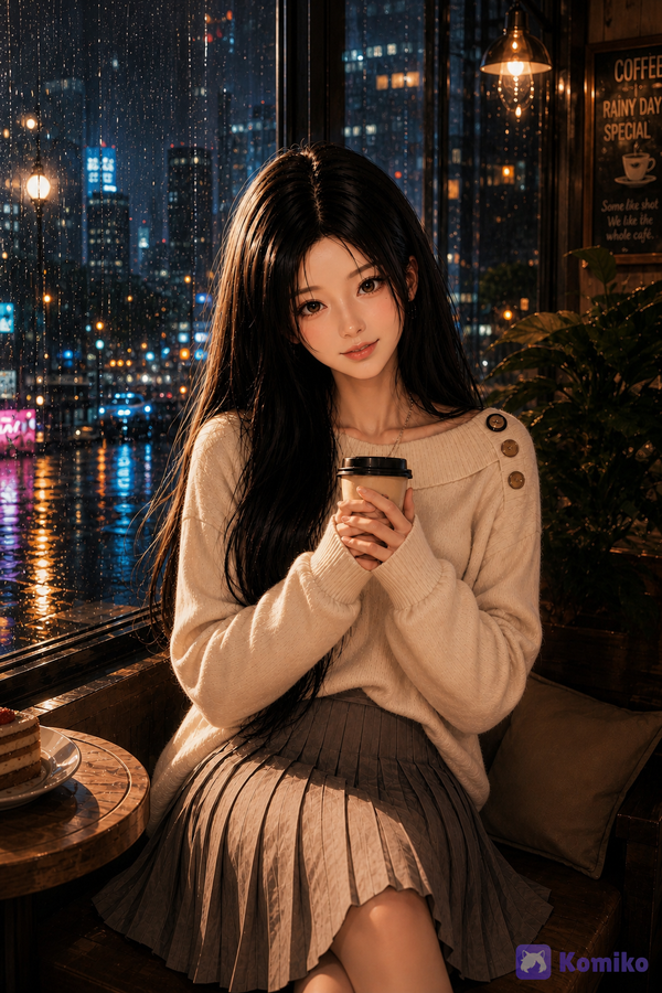Coffee with Wonie, wanna join me? 🎀💫