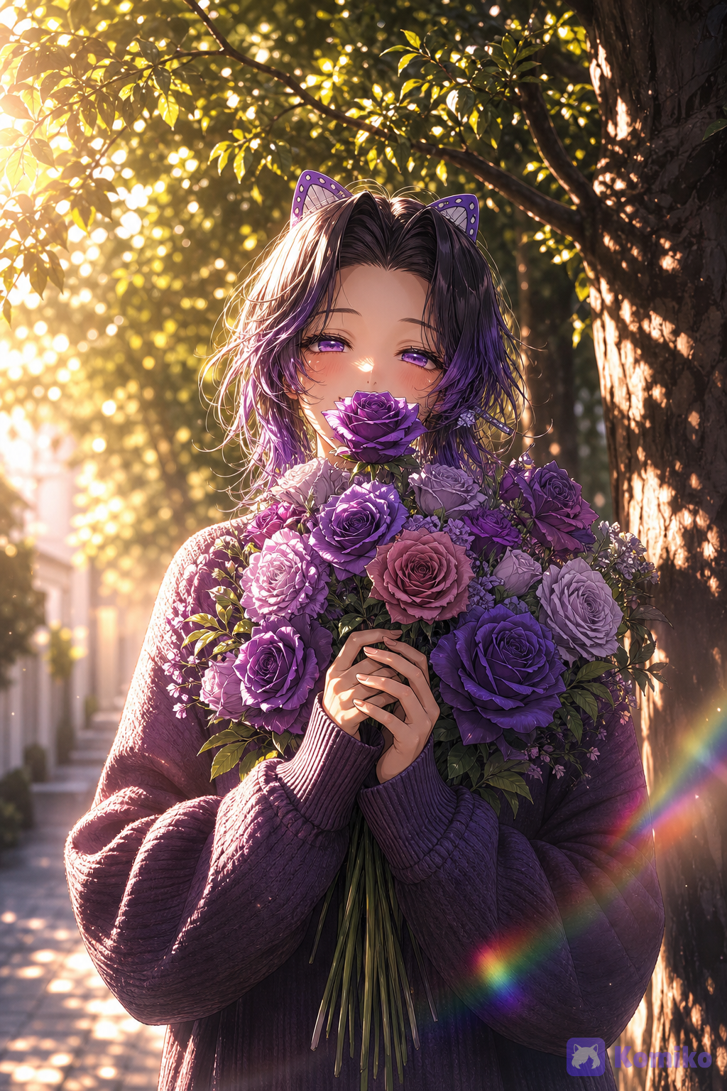 Ara ara... thanks for the beautiful roses 💜