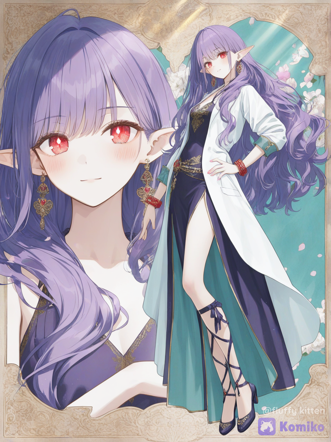 A beautiful dream girl, a sweet elf🤩
