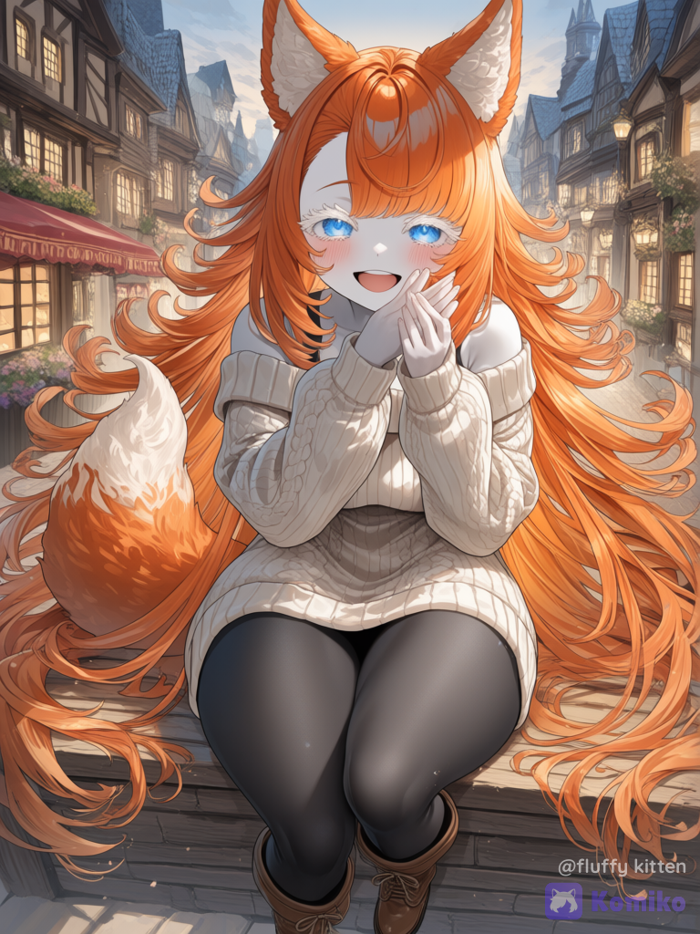 Cute little fox 🥰