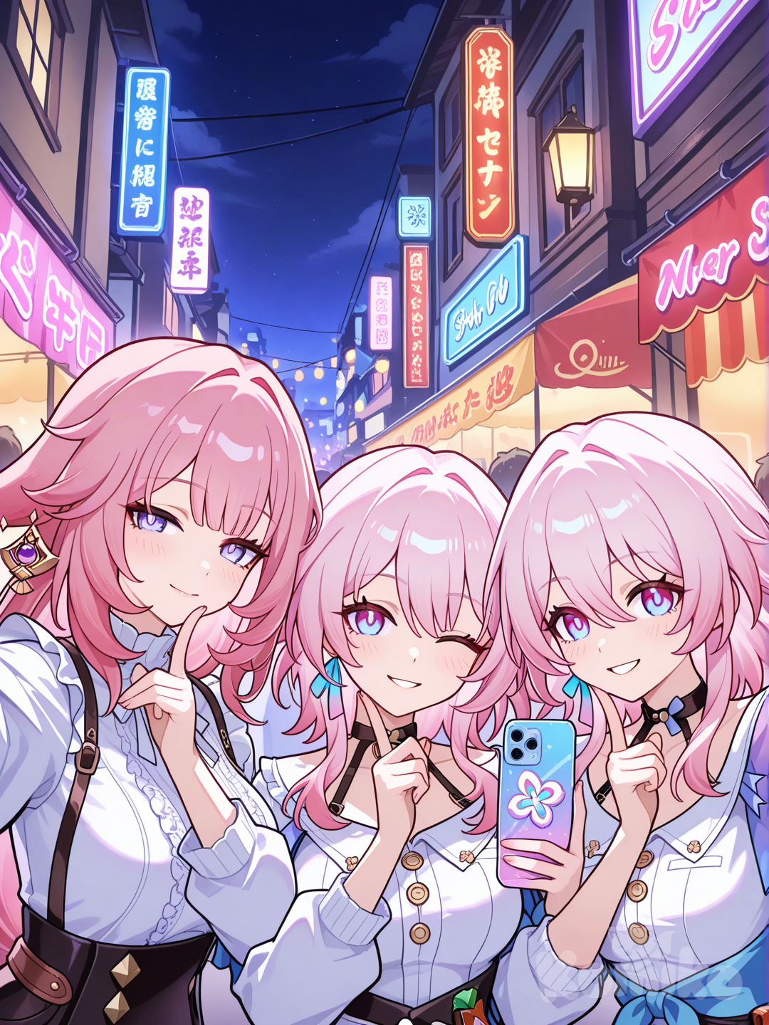 Mihoyo's Pink-Haired Girls Association