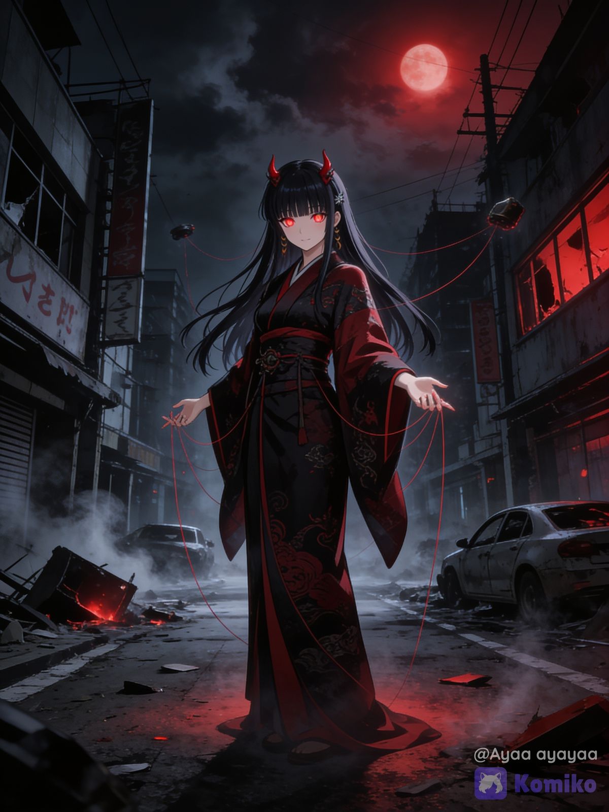 Crimson oni bride