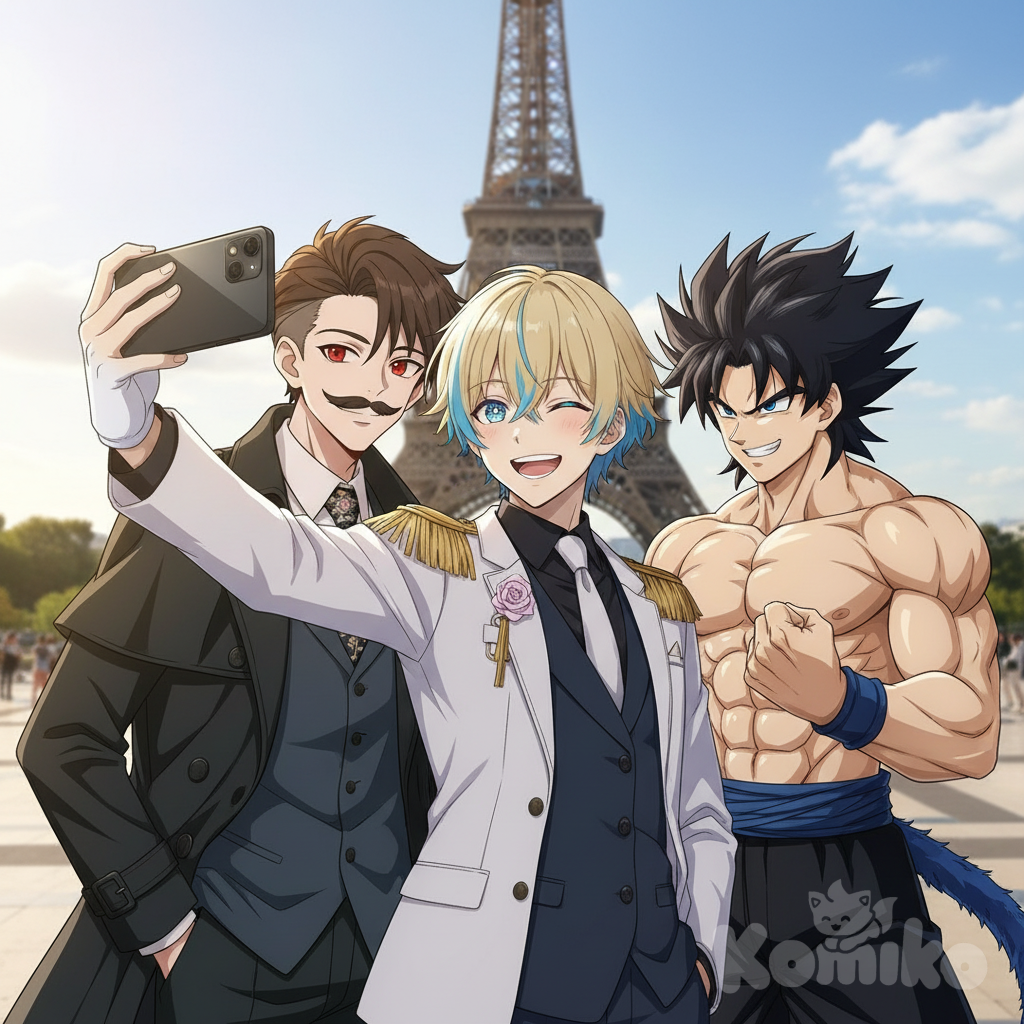 Une photo avec les copain 😎😌✨️