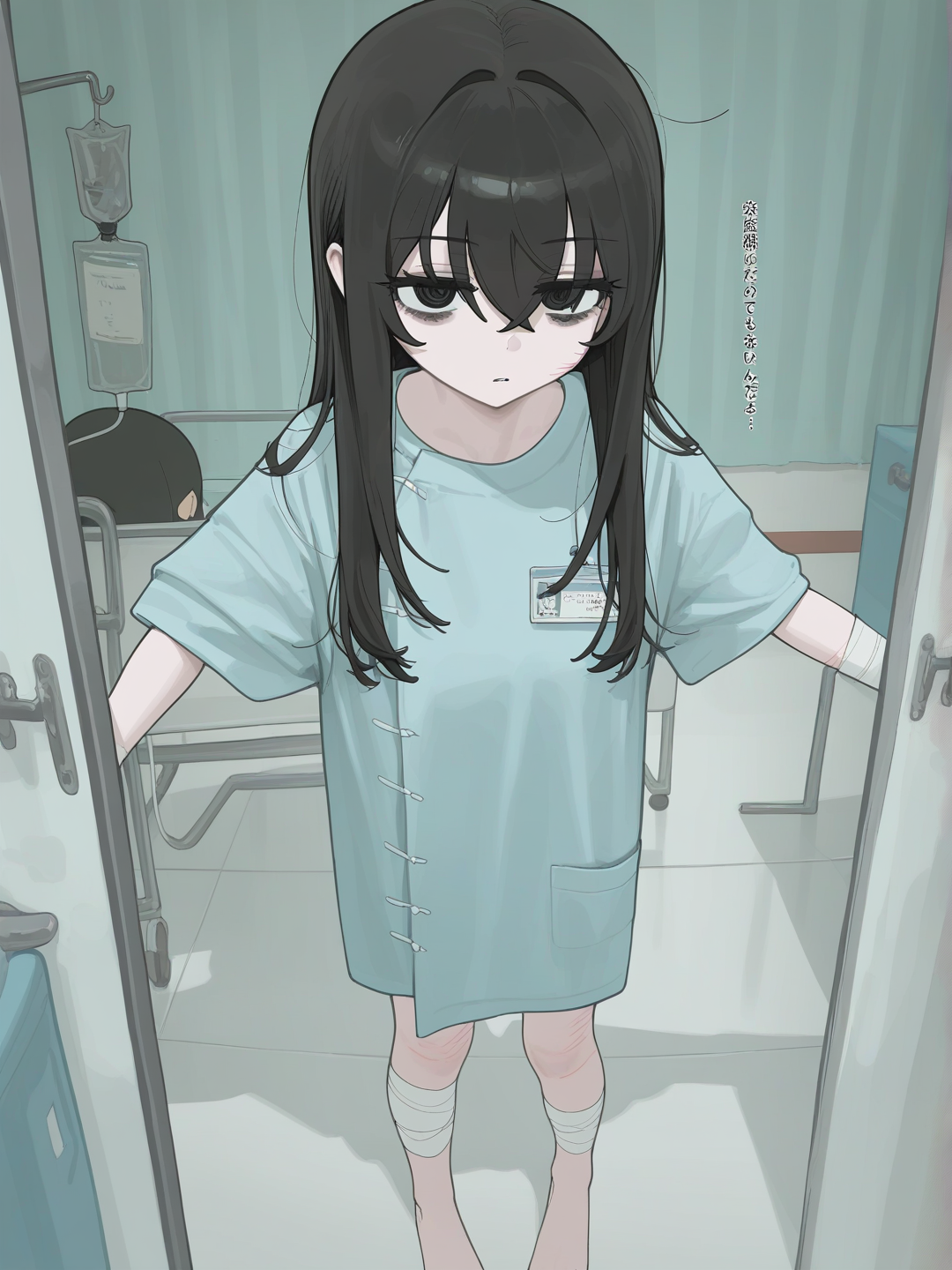 In the hospital..
