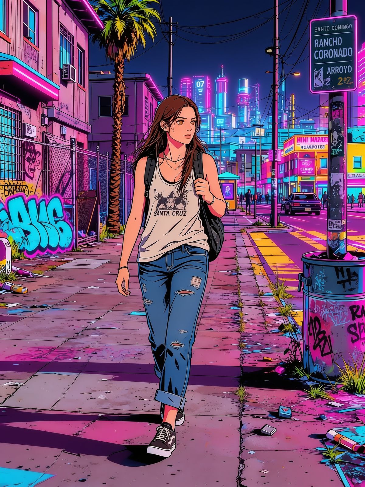 Cyberpunk Edgerunners - Fallon Michaels