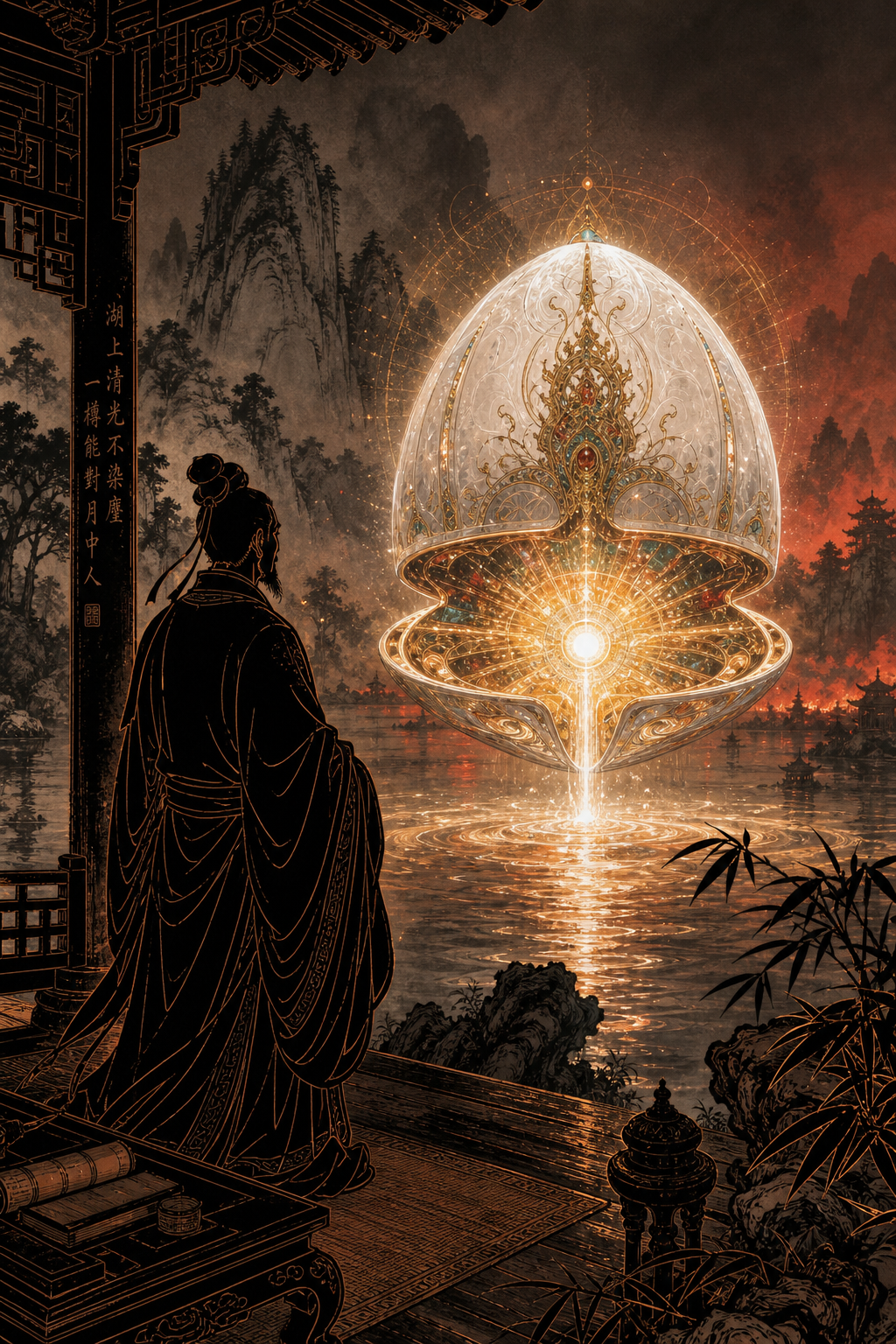The bright Sun Pearl — Encounter at the "Playing with Pearls" Pavilion, Fanliang