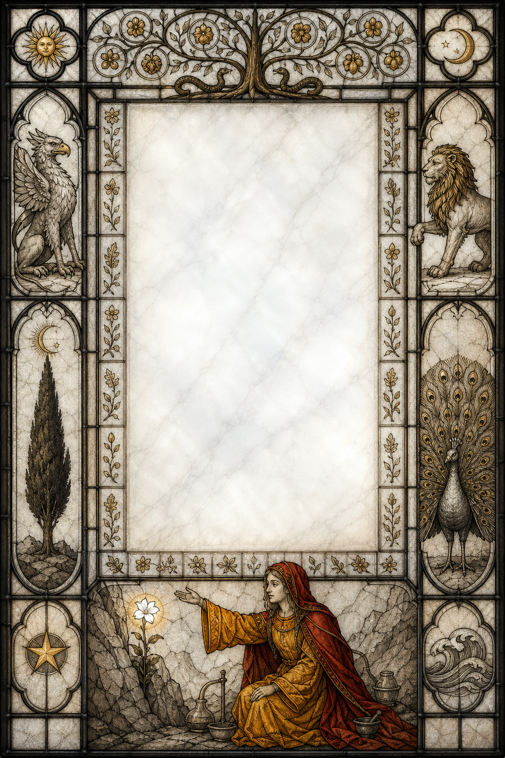 Grisaille Book Background