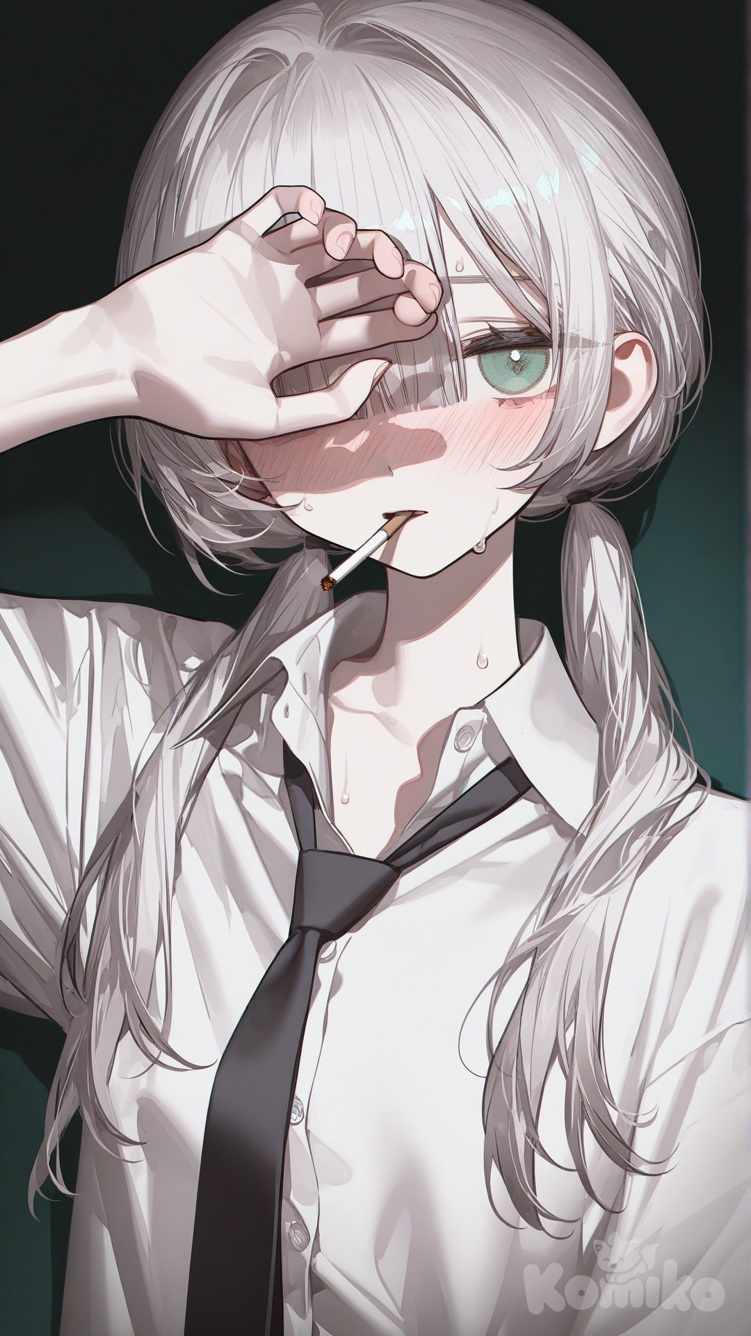 Covering one eye