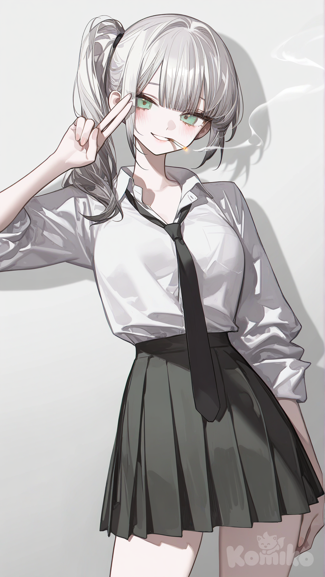 High side ponytail