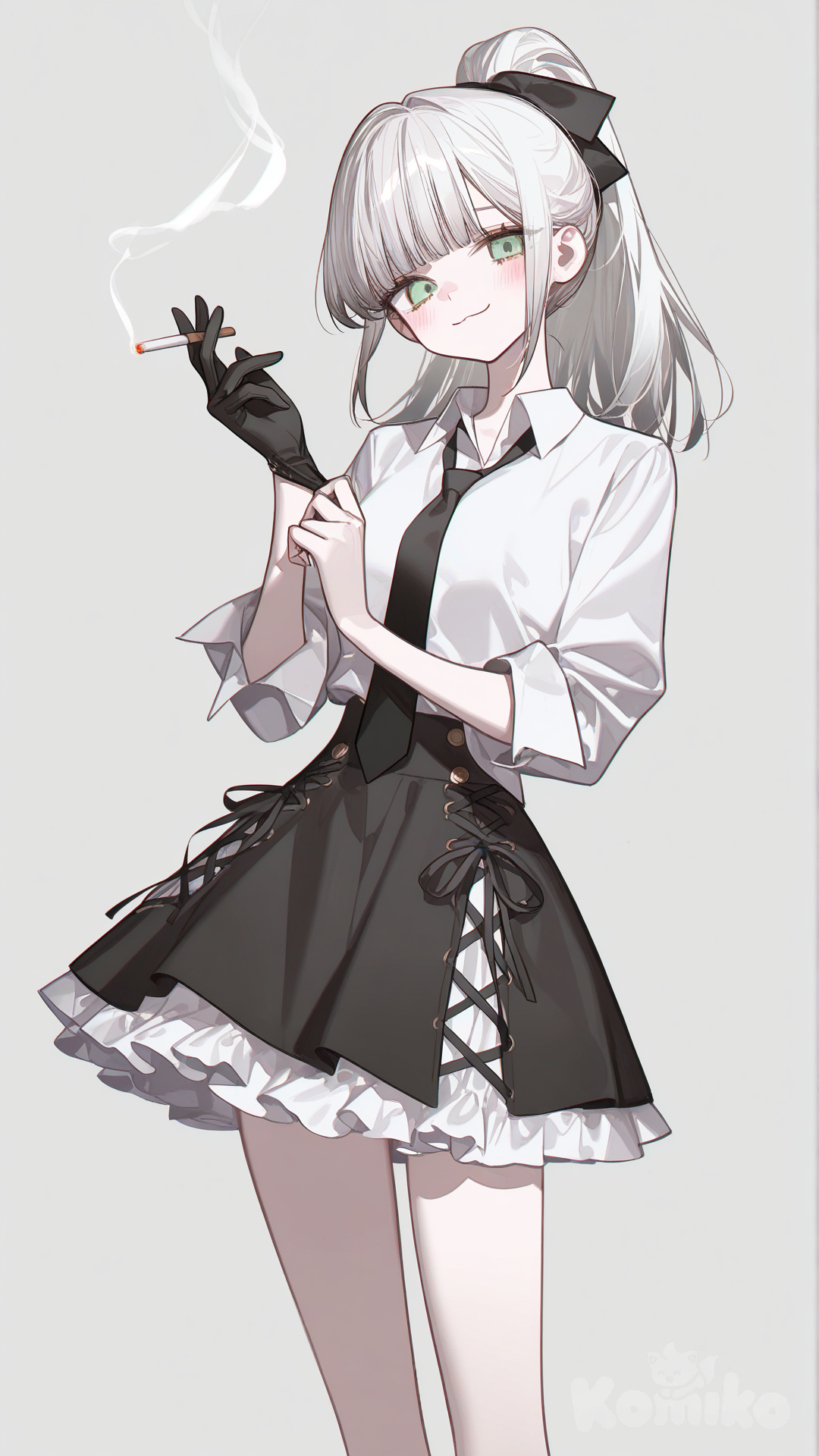 Adjusting gloves