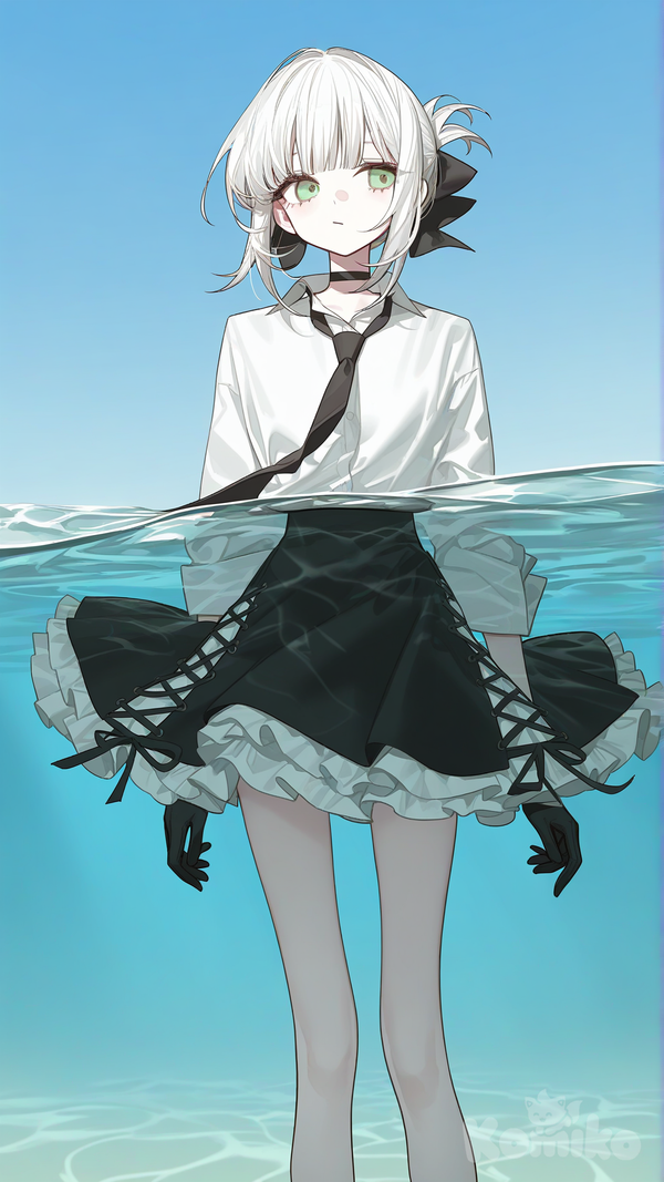 Partially Underwater Shot