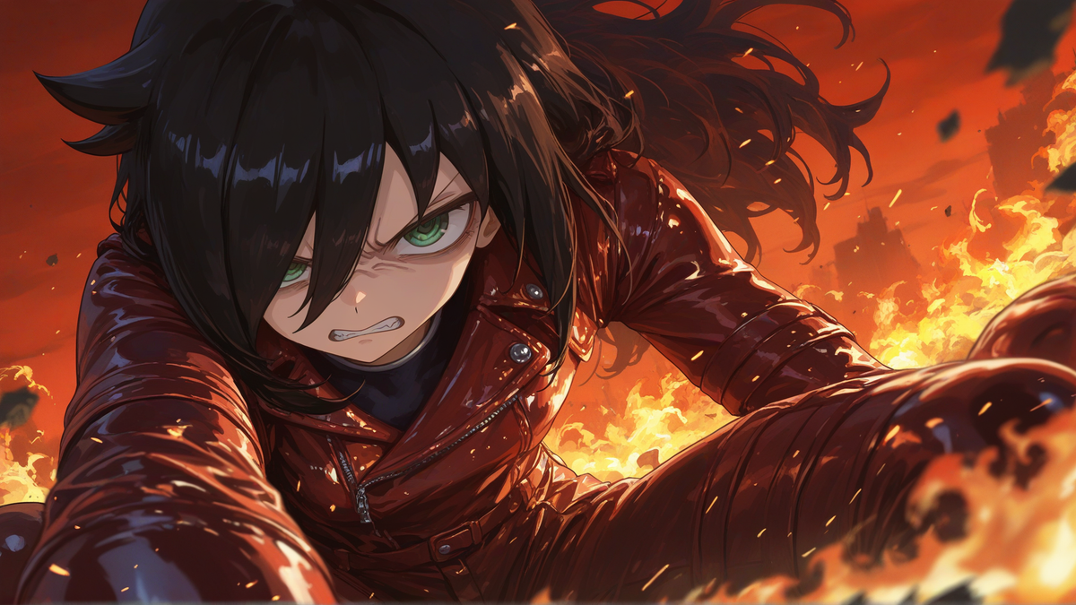 Tomoko On Fire
