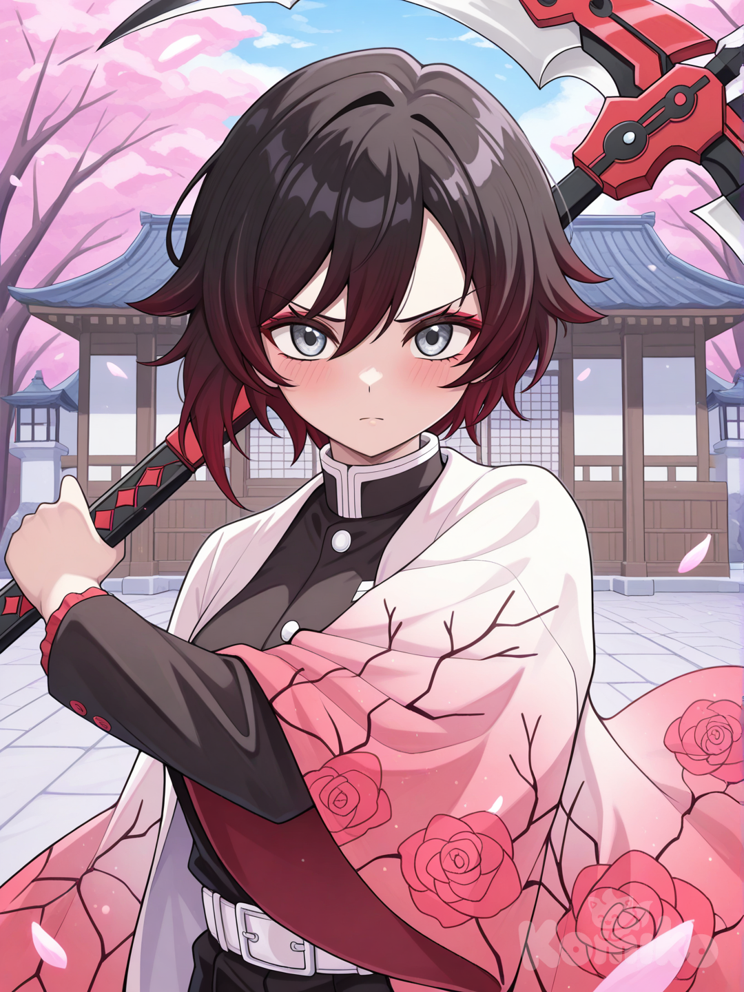 Ruby rose demon slayer au