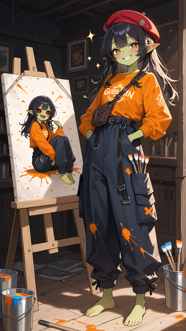 The crazed painter: Babathu!