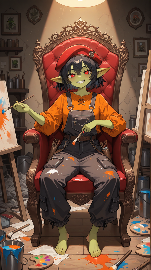 The crazed painter: Babathu!