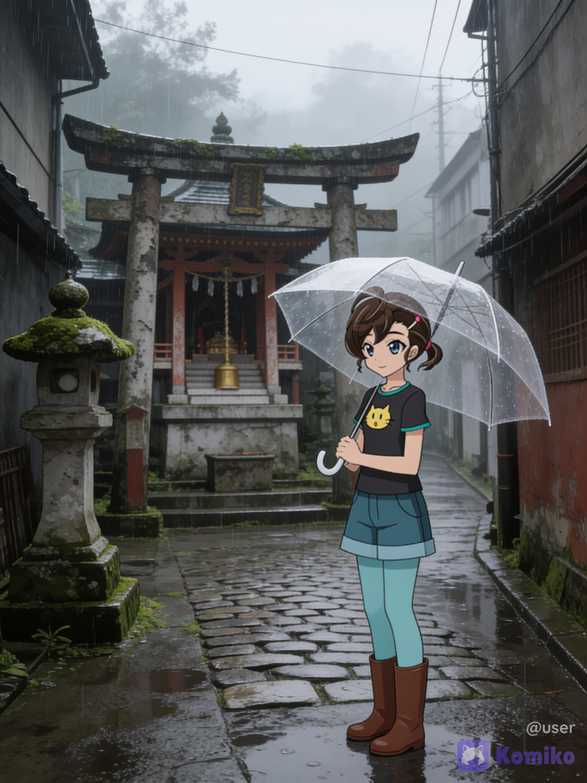 路地裏のまな
