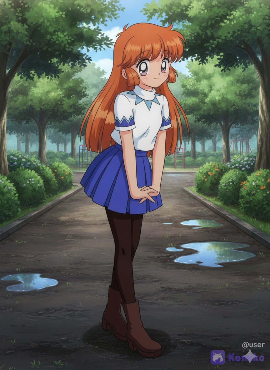 雨上がりの芽美
