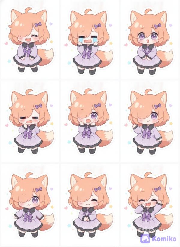 here is how the real stickers