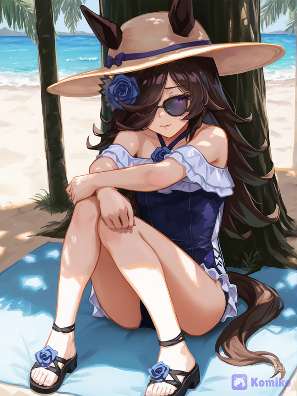 Relaxing at the Beach. {Rice Shower}