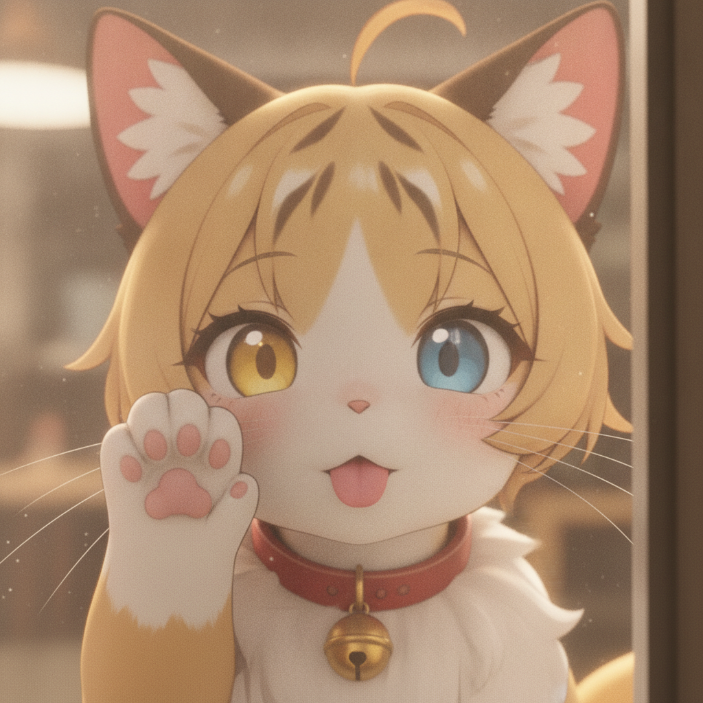 Miko wants to say hello to all of you and have a cuddle.