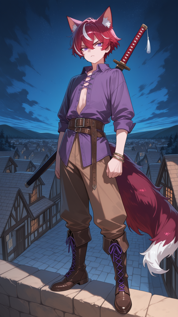 A cat-man.