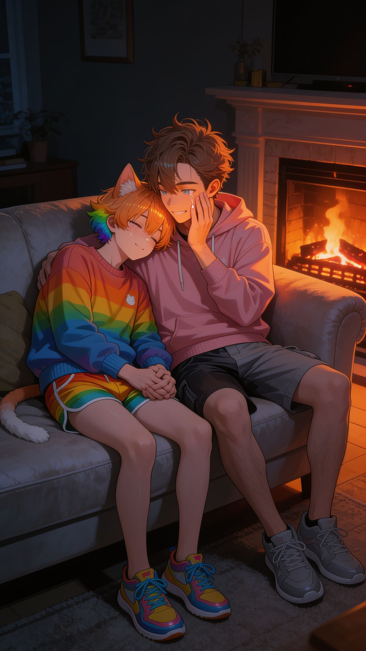 Just a hug.
