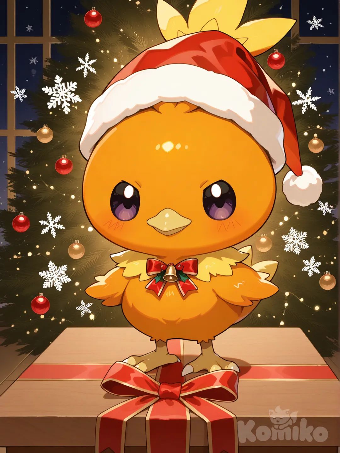 Torchic Navideño