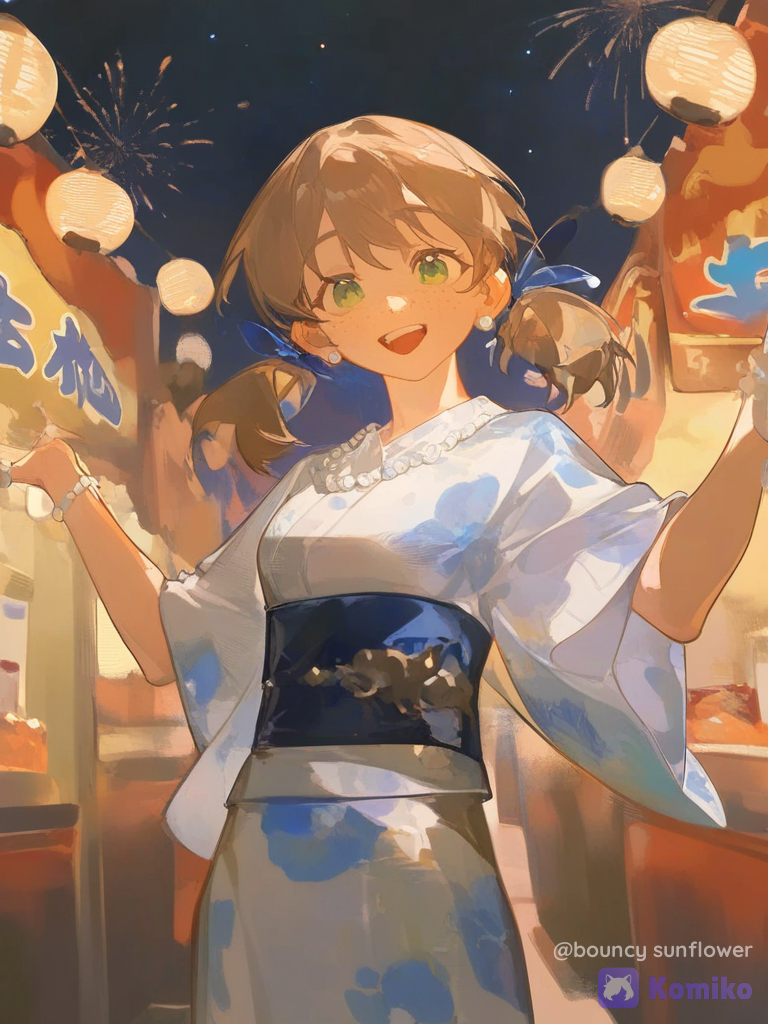 公主去夏日祭典花火大會