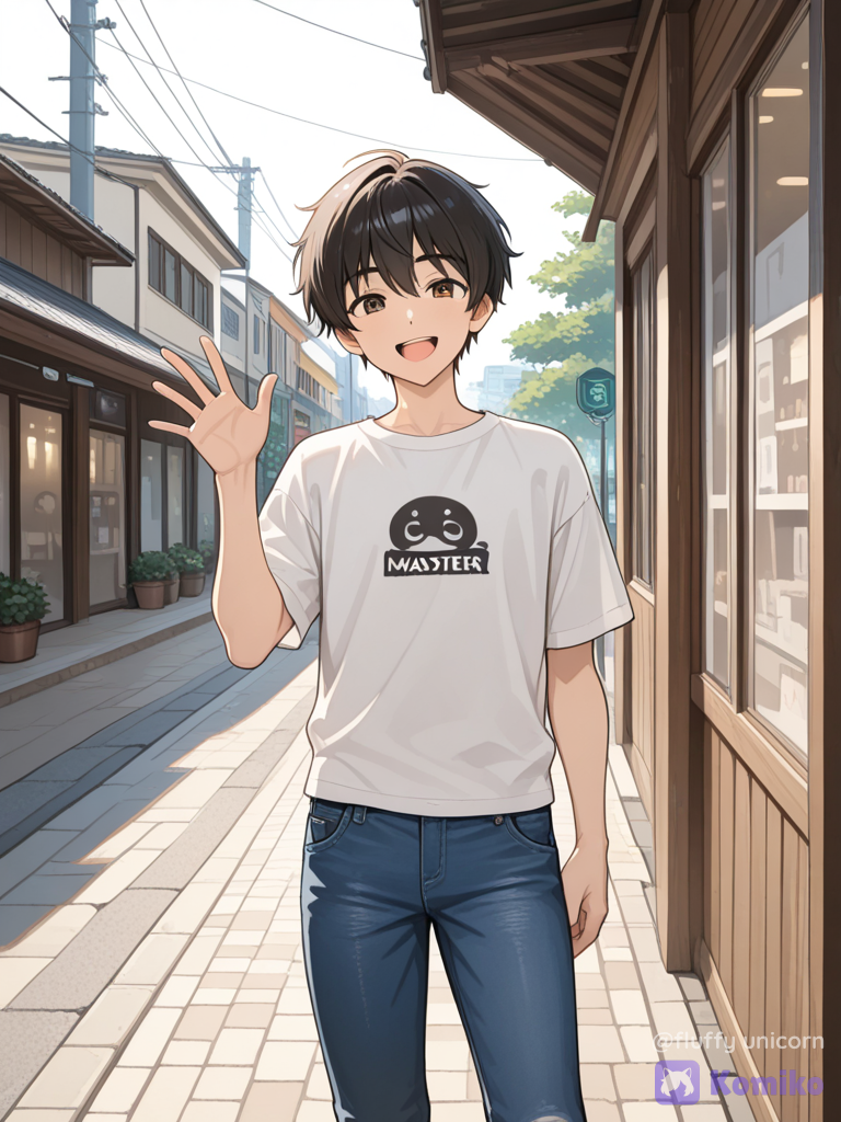 Waving Hello Cutie! 👋✨
