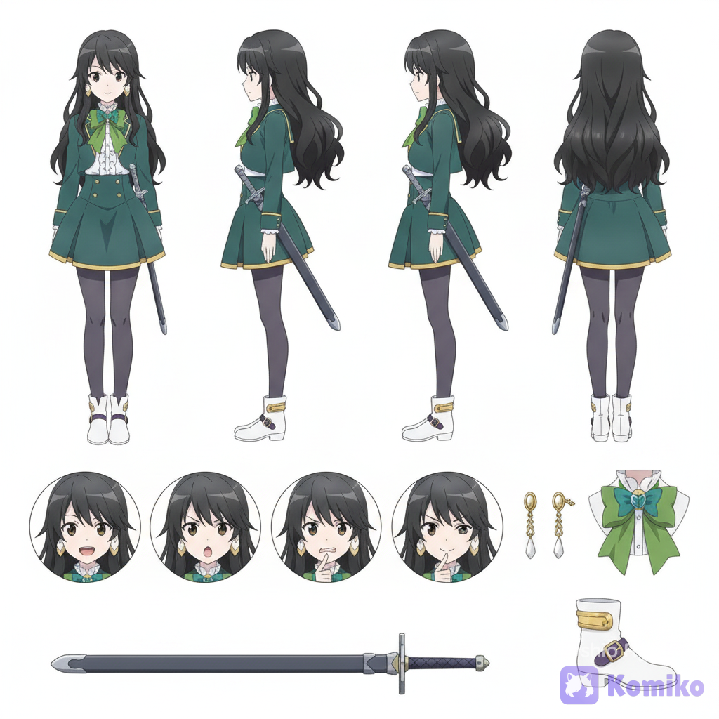 OC Character Sheet: Shirogane Luciana (白銀ルチアナ)