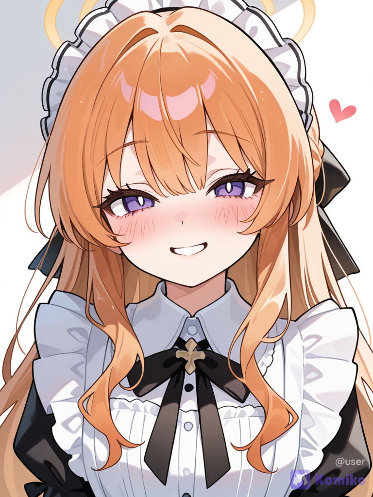 ¡Ángel maid sonriente! (◕‿◕)💕