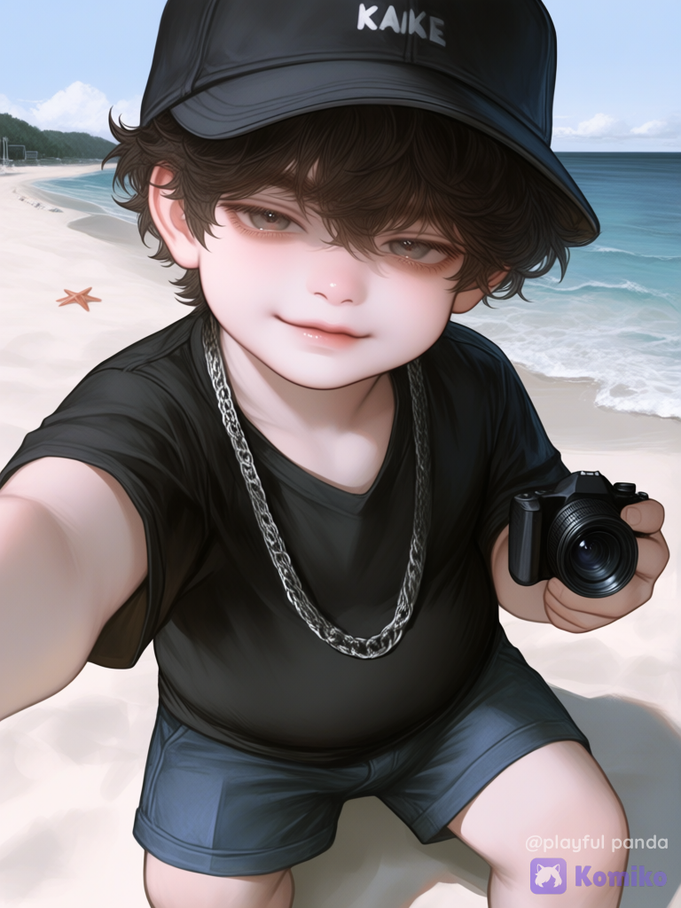 Cute and cool boy