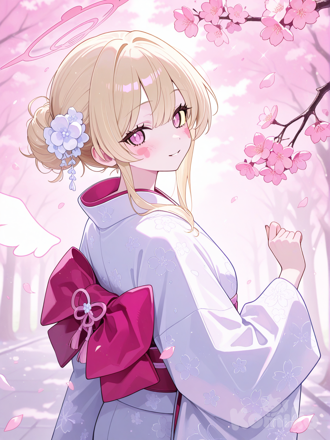 Girl kimono