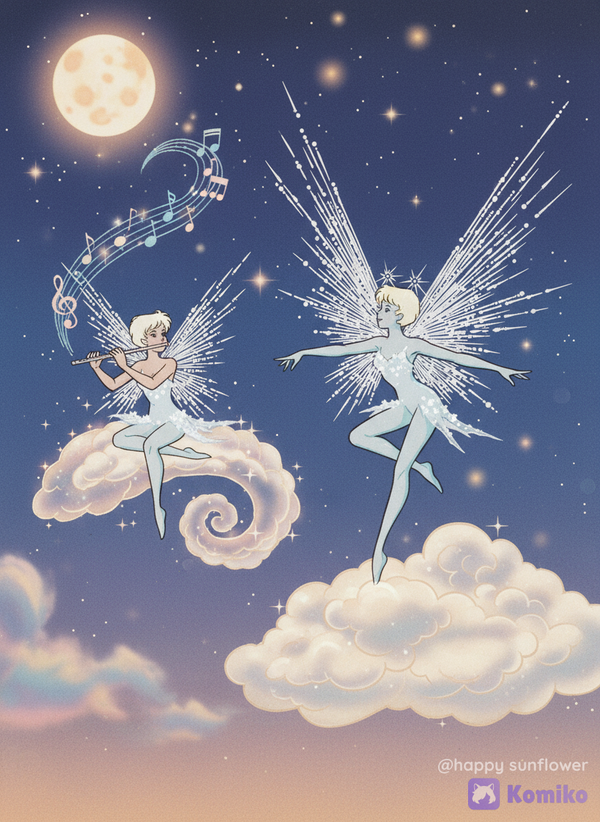Cloud ice fairies