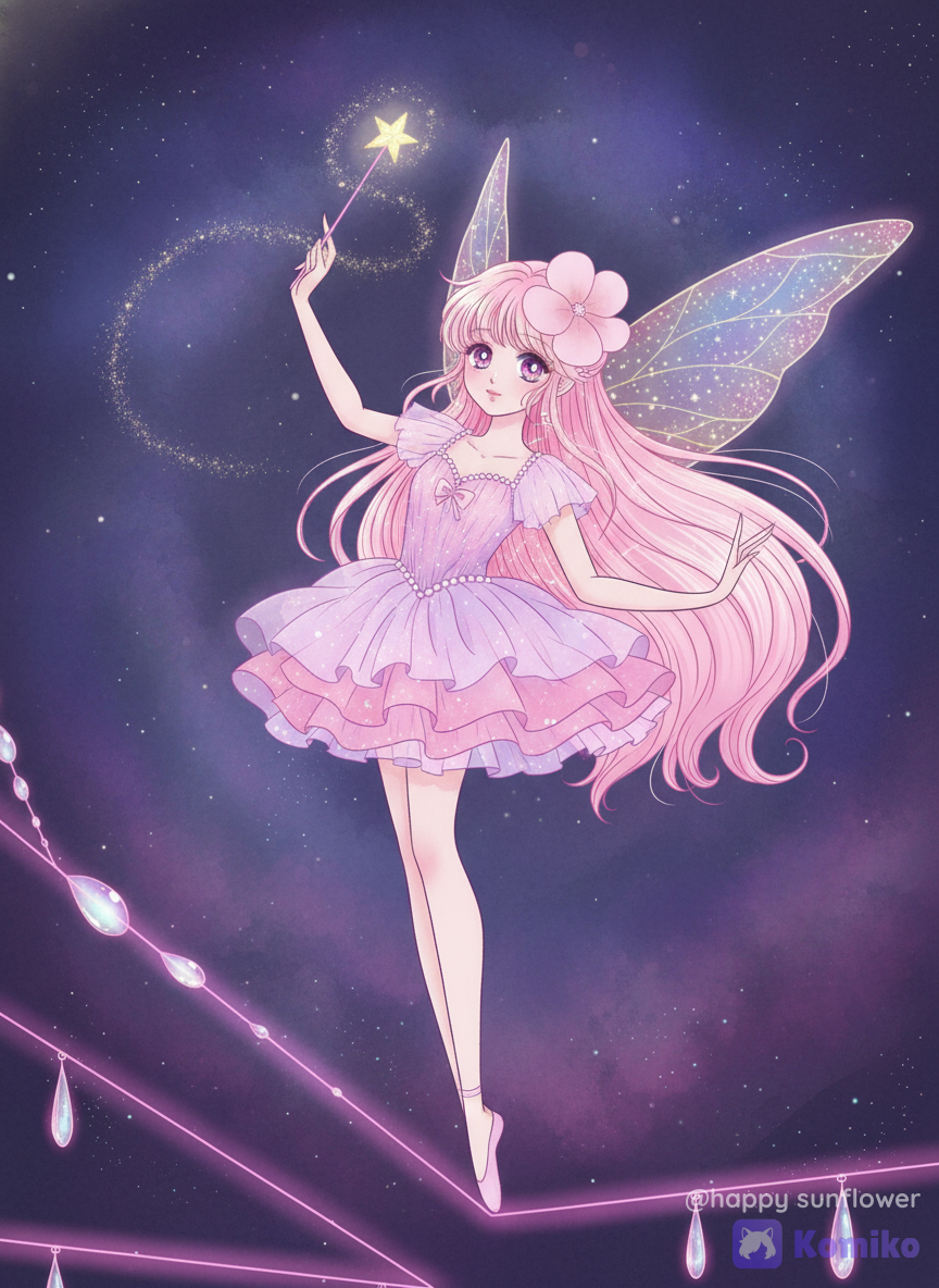 Pink ballet fairy