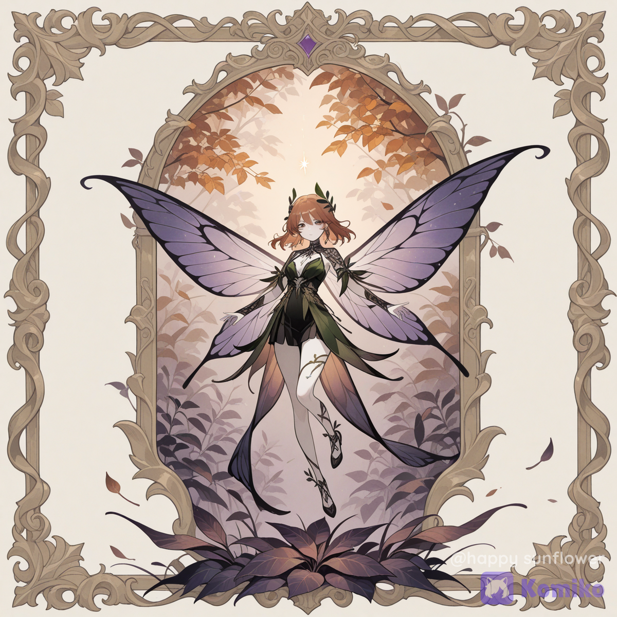 Frame with fairy