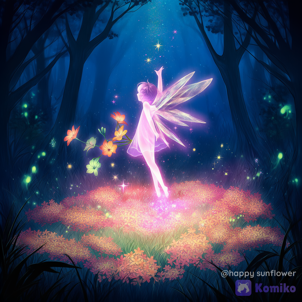 Fairy in field
