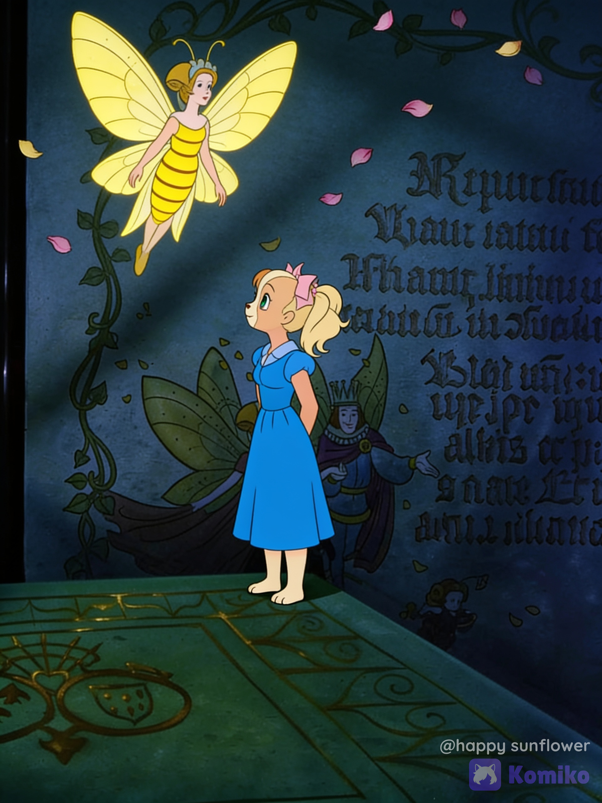 Thumbelina scene inspiration with Sparkle