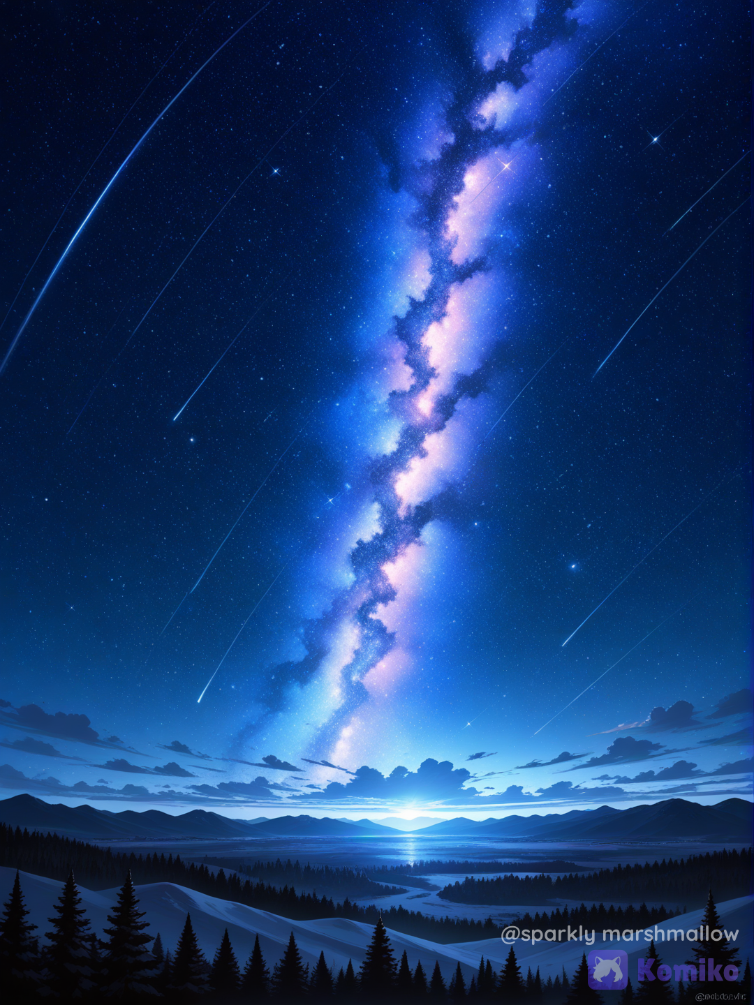 You can see the galaxy from earth