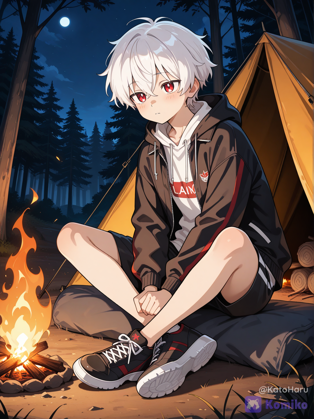 Campfire Solitude