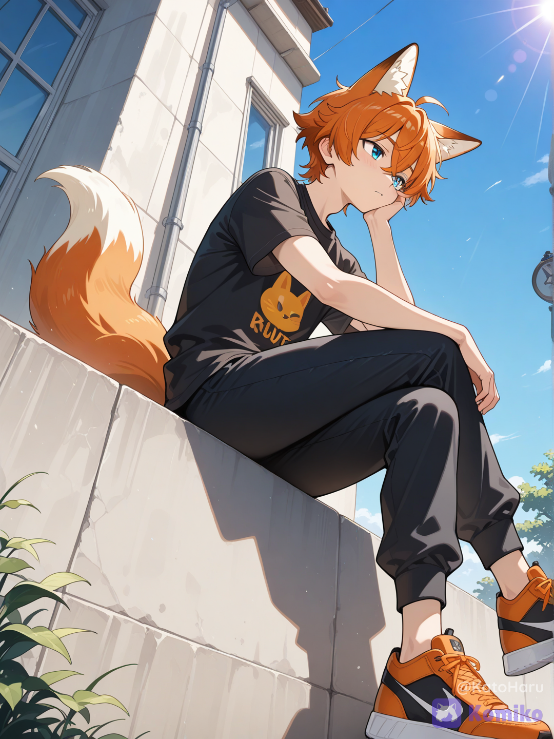 Thoughtful Little Fox