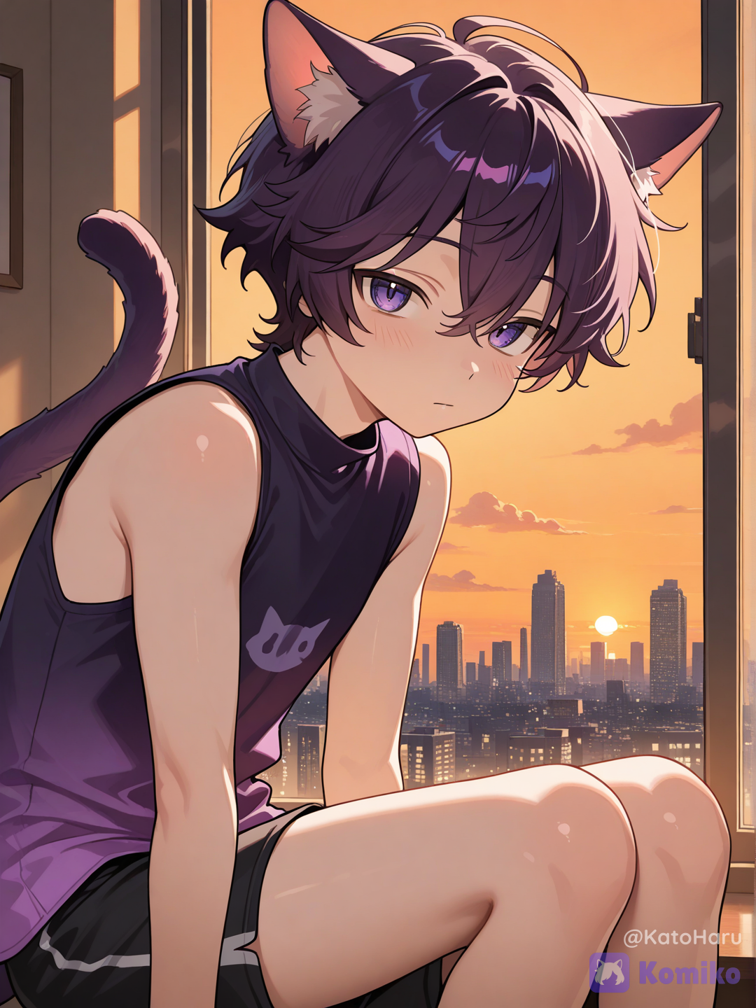 Cute kitten.