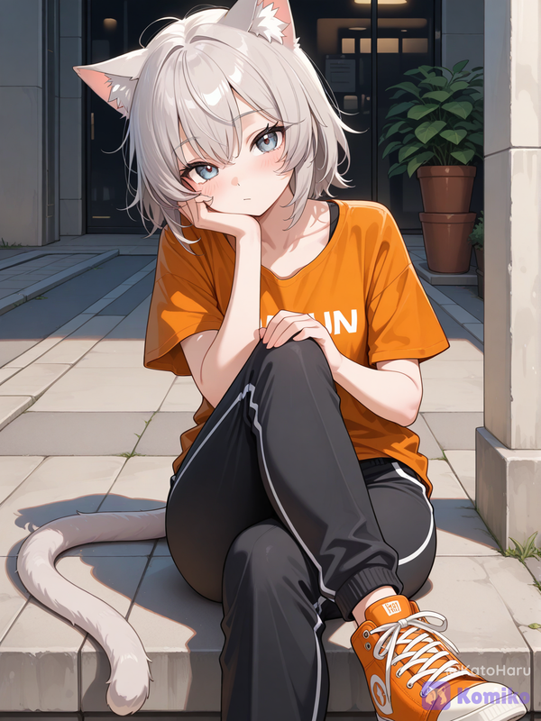 Purr-r, come on, stroke me quickly!