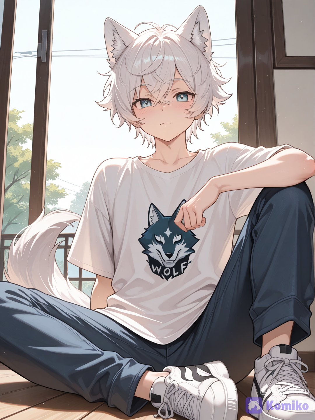 Looking only at you.